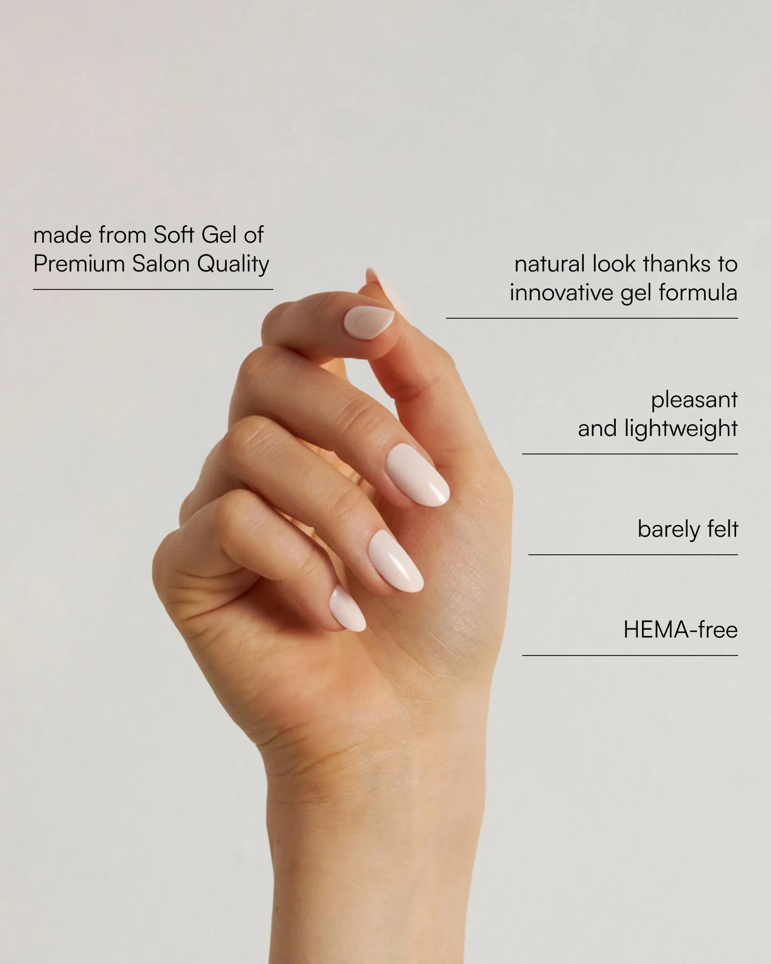Cheesecake Medium Round Soft Gel Press Ons - Image 3