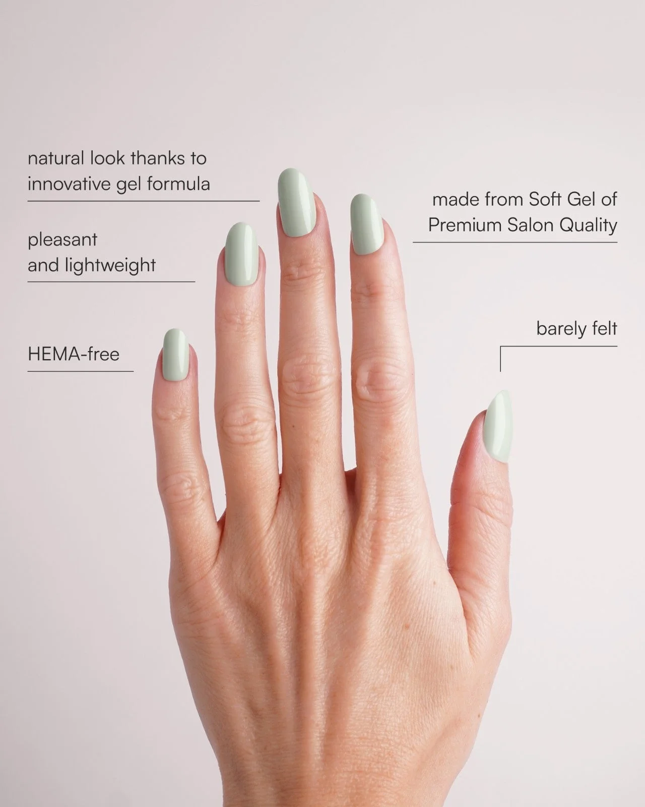 Cute Cucumber Medium Round Soft Gel Press Ons - Image 3