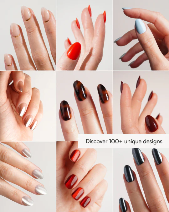 Dolce Vita Short Round Soft Gel Press Ons - Image 10