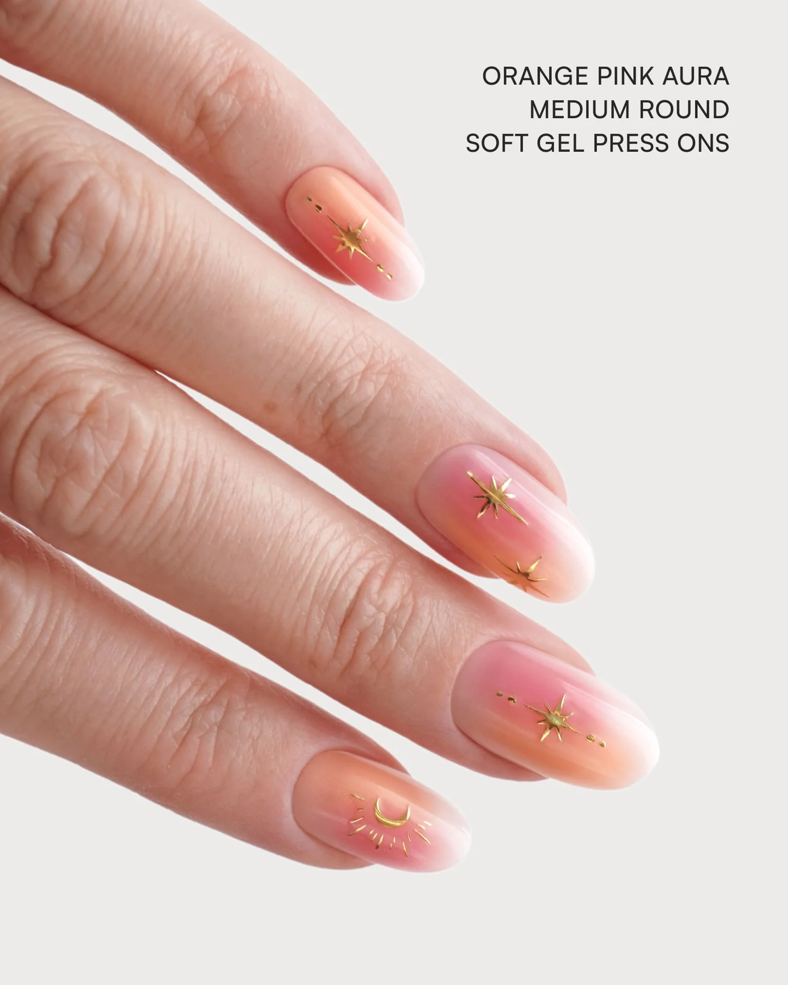 Golden Hour Nail Stickers - Image 4
