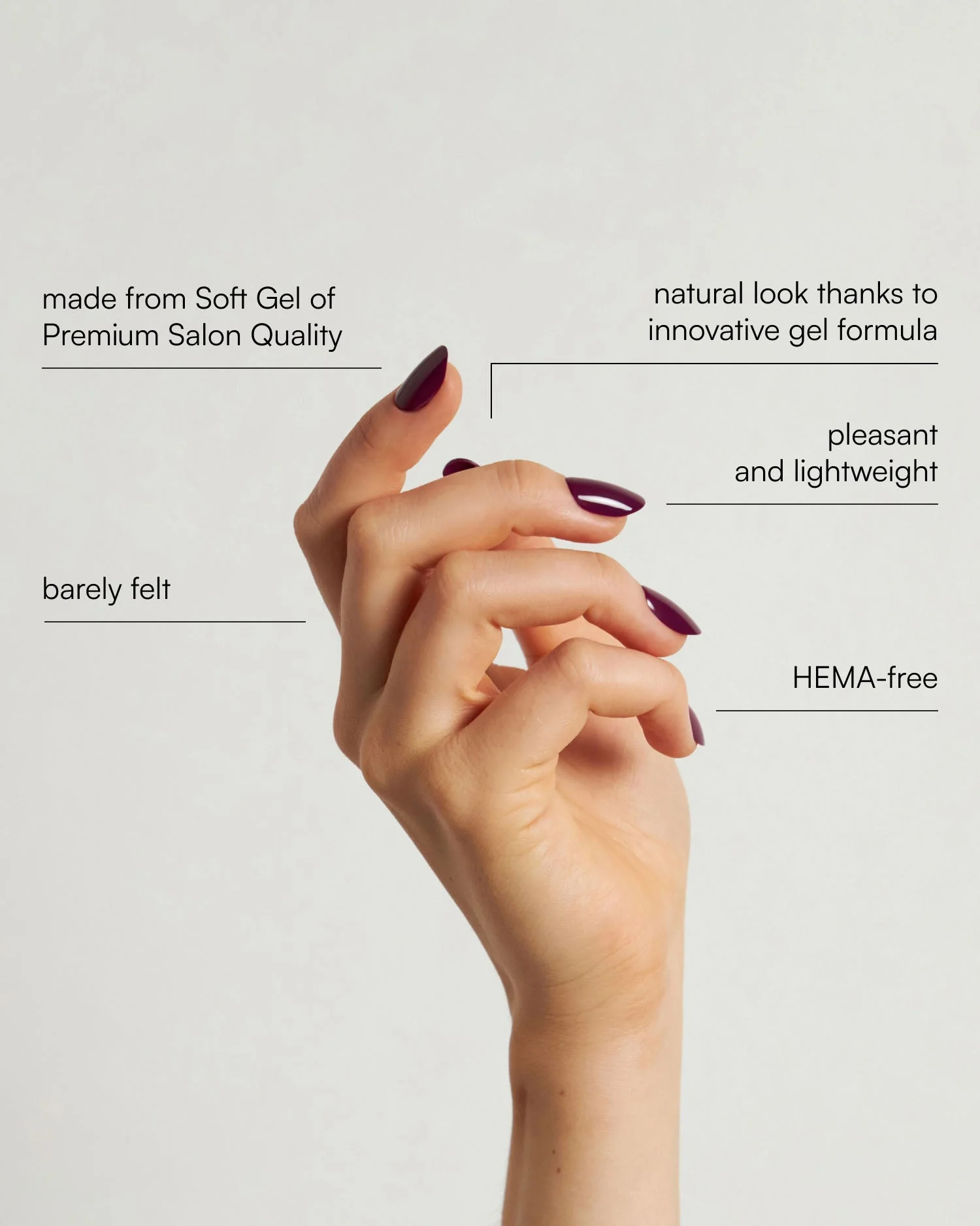 Into You Medium Round Soft Gel Press Ons - Image 3