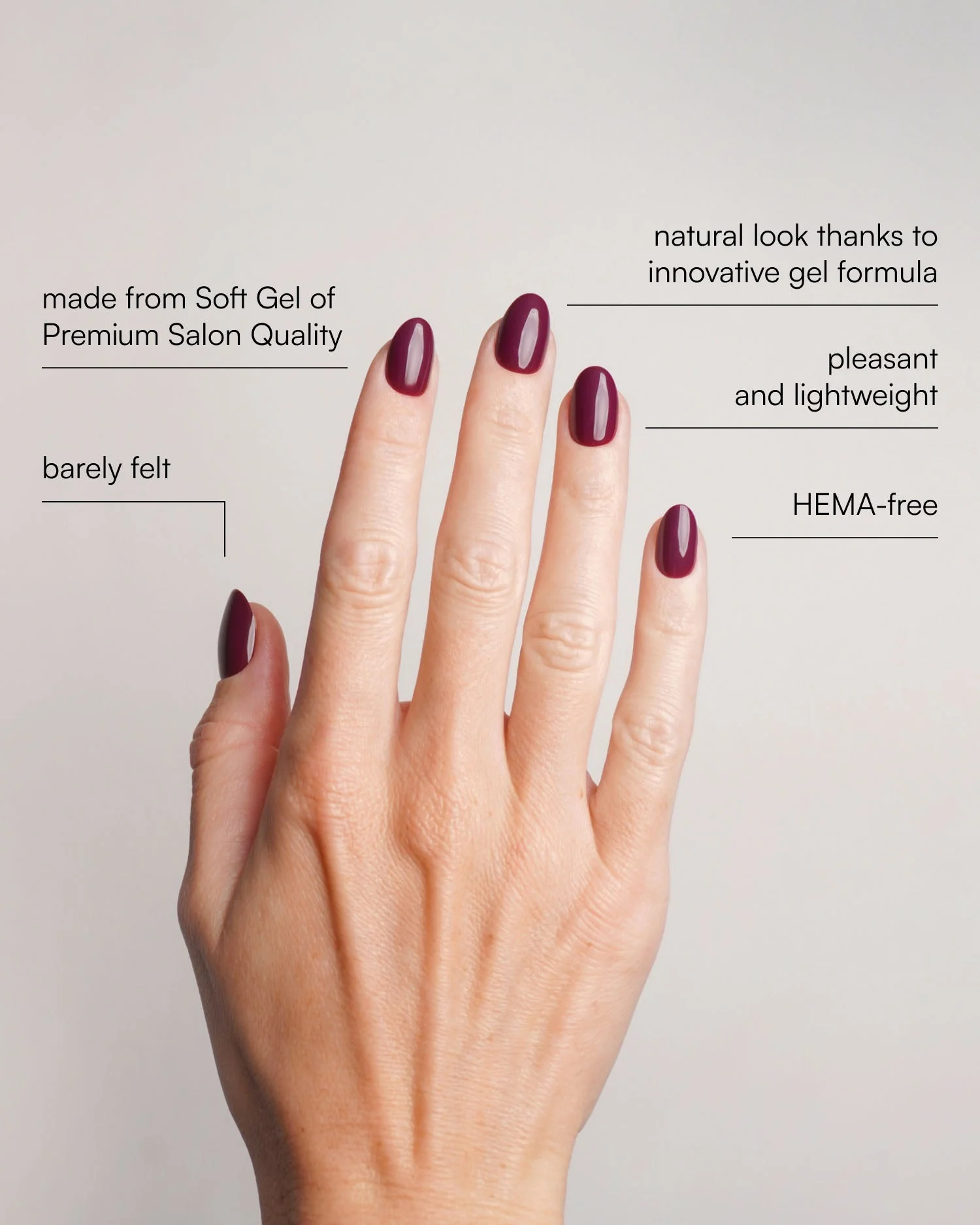 Into You Short Round Soft Gel Press Ons - Image 3