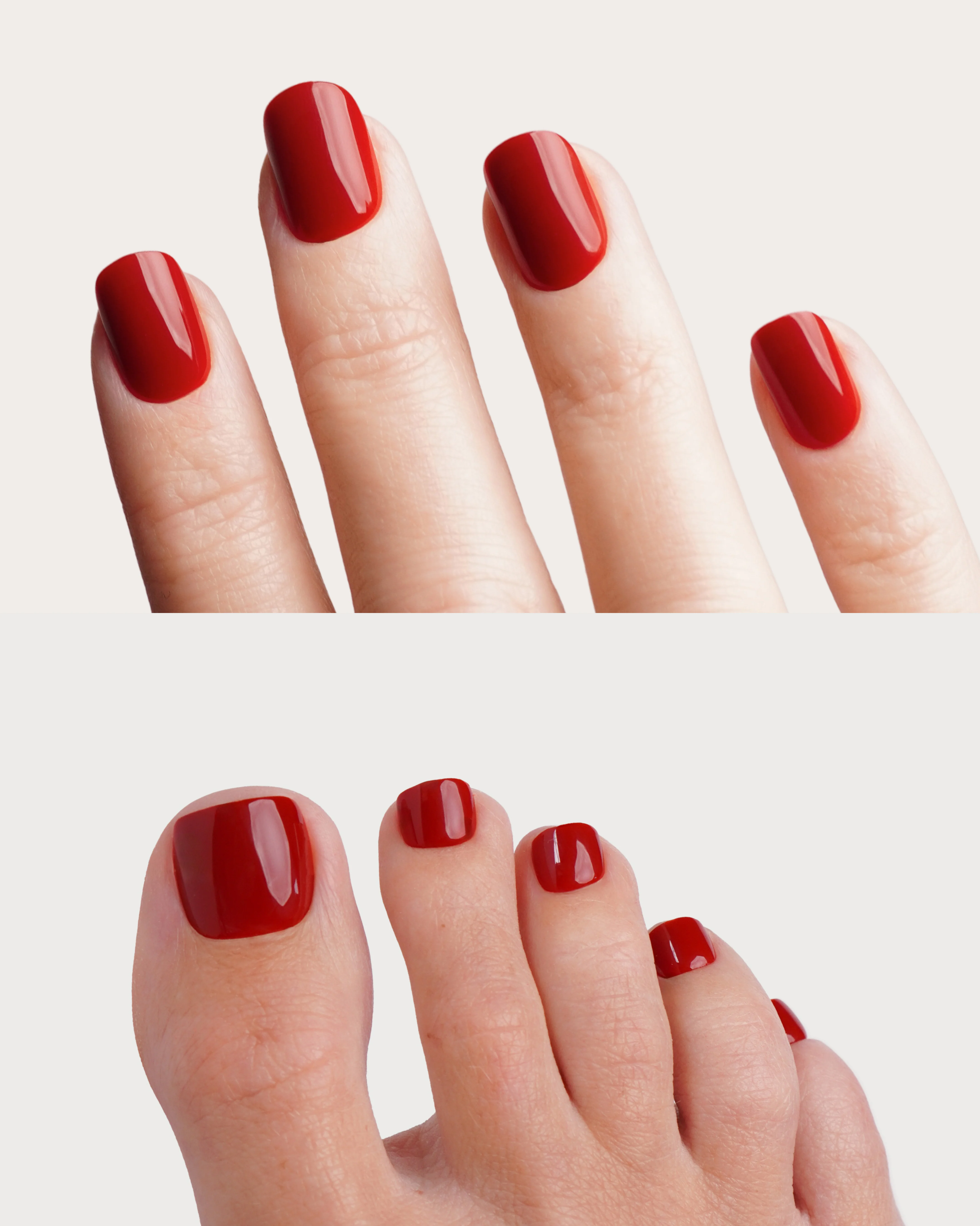 Mon Cheri Extra Short Square Mani & Pedi Set - Soft Gel Press Ons - Image 2