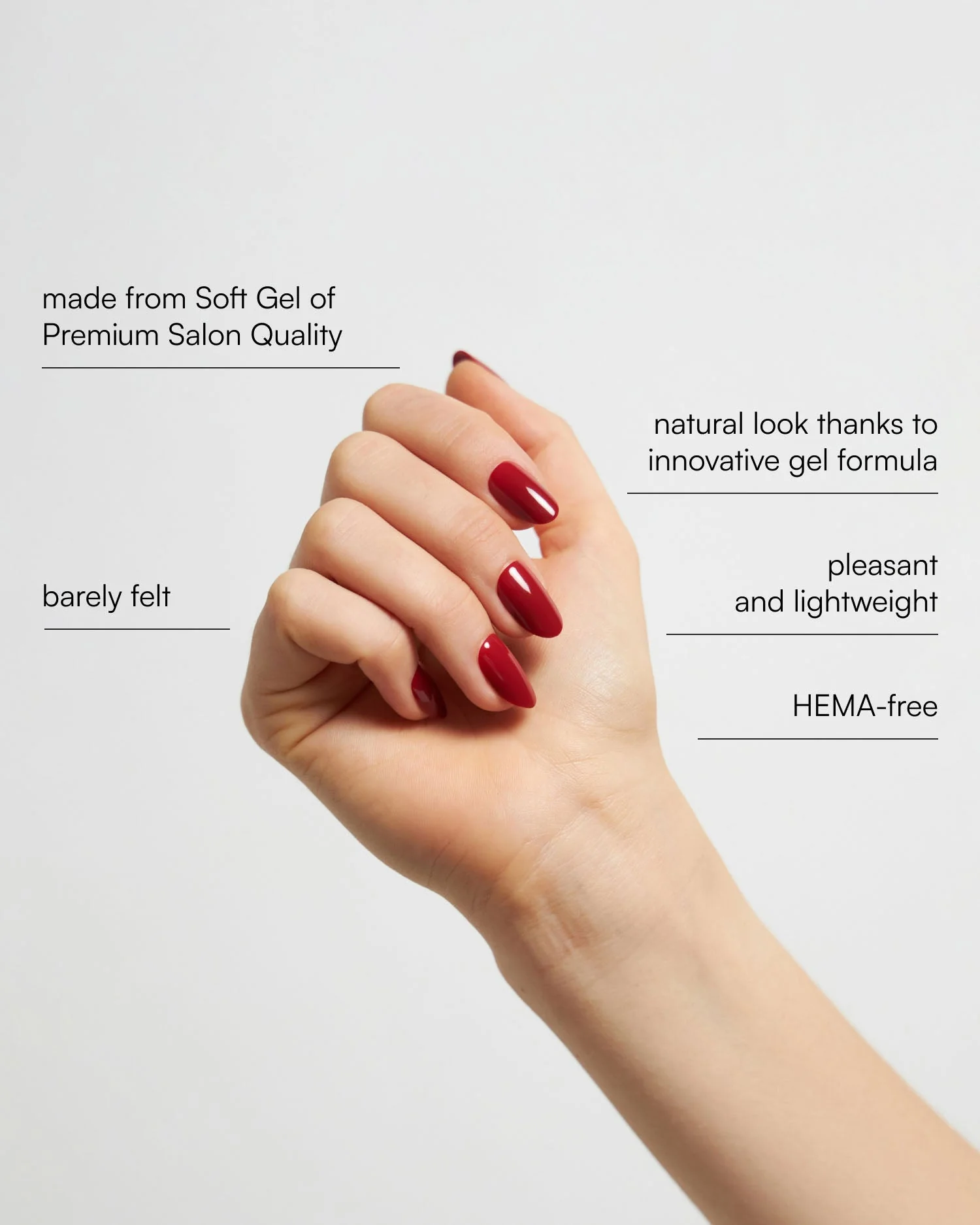 Mon Cheri Medium Round Soft Gel Press Ons - Image 3