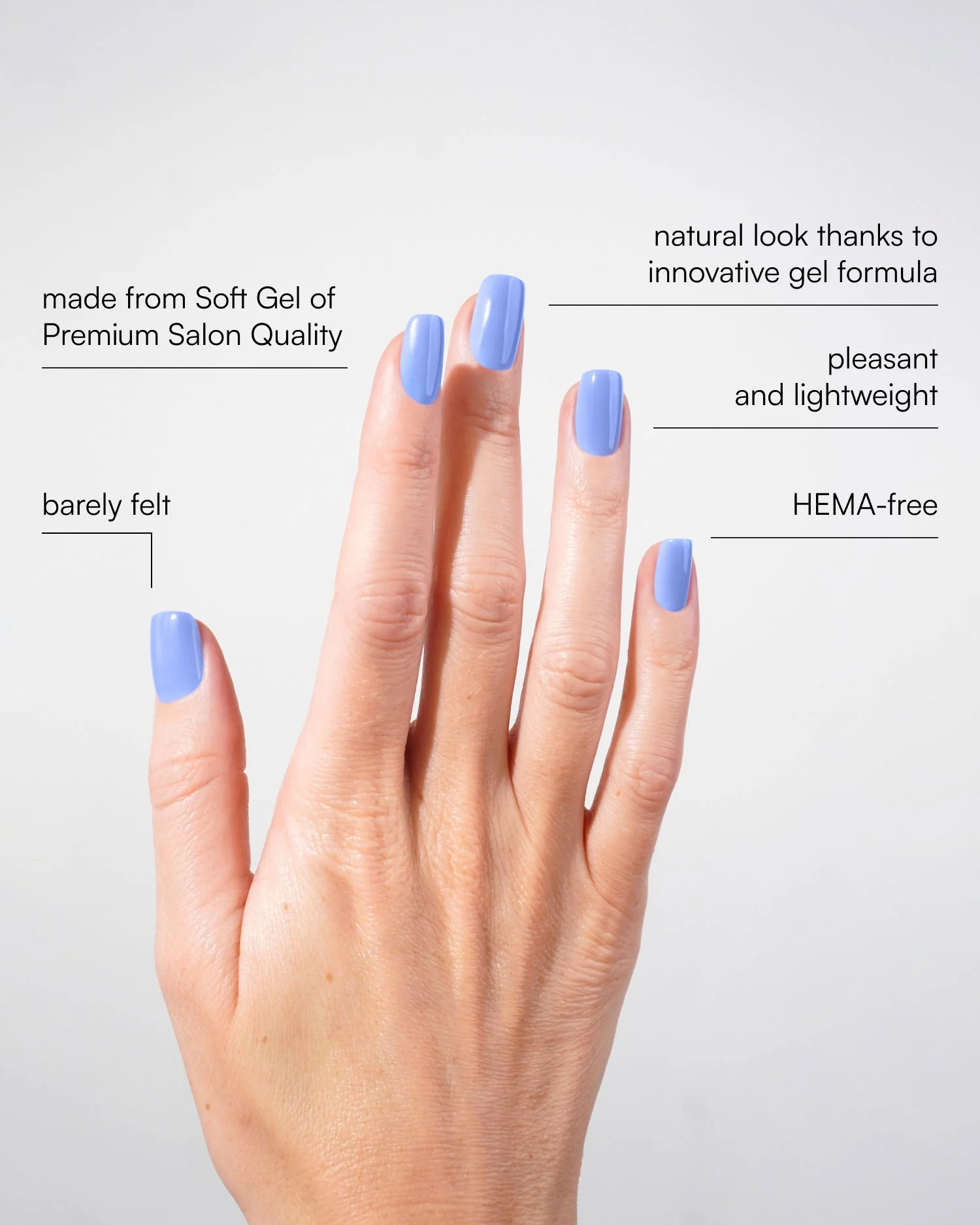 Paradise Short Square Soft Gel Press Ons - Image 3