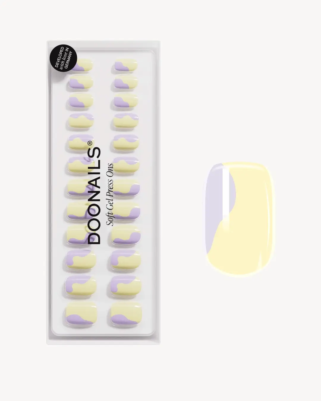 Limited Edition Pastel Pop Short Square Soft Gel Press Ons