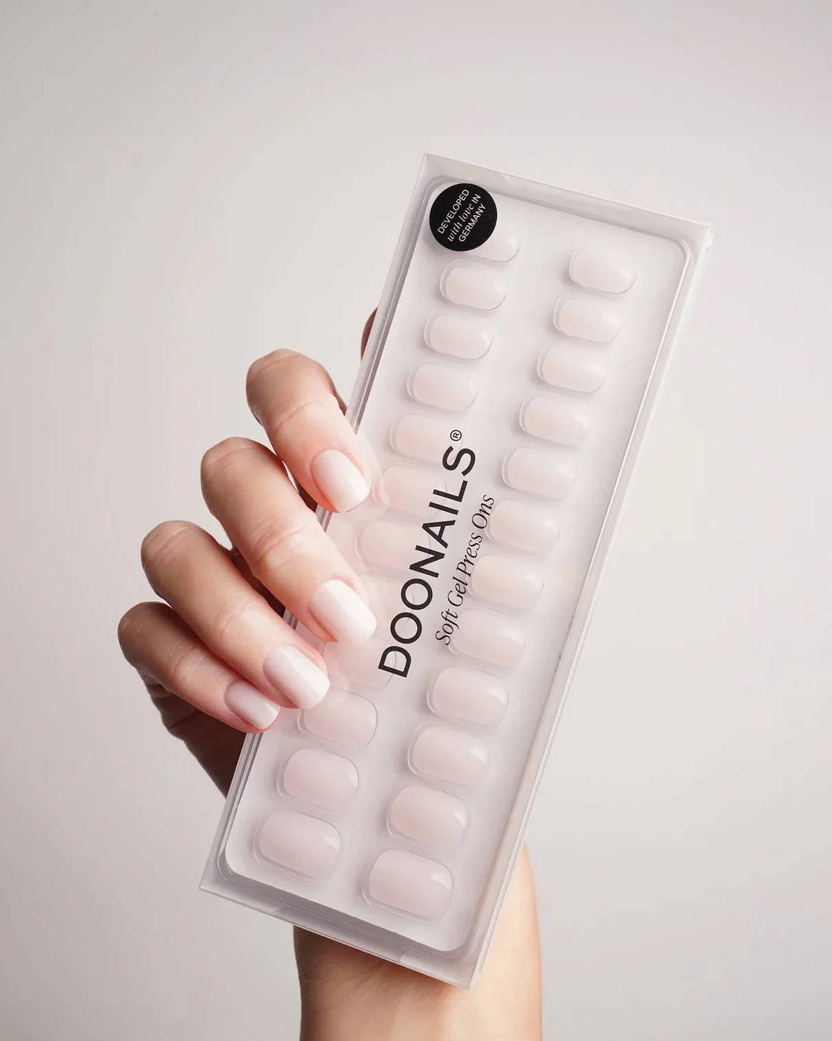 Pillow Talk Extra Short Square Soft Gel Press Ons - Image 4