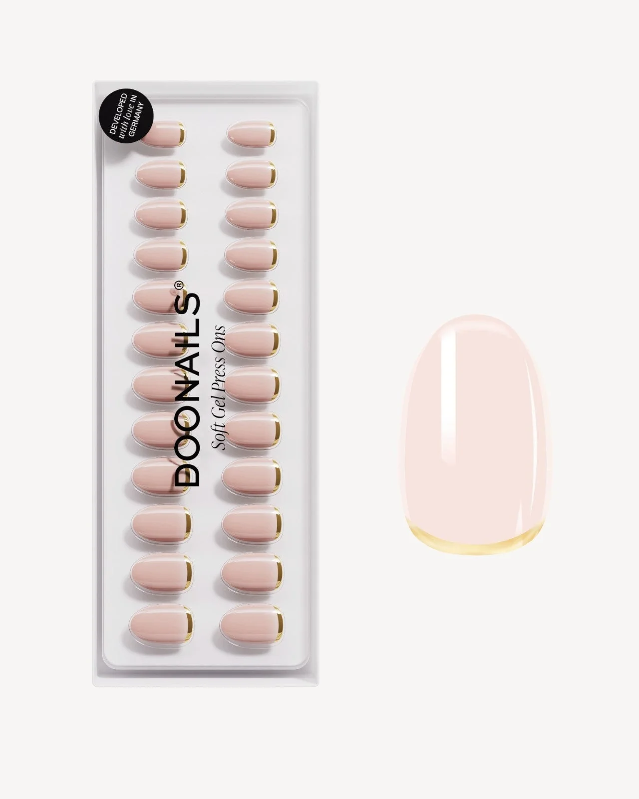 Popcorn Short Round Soft Gel Press Ons