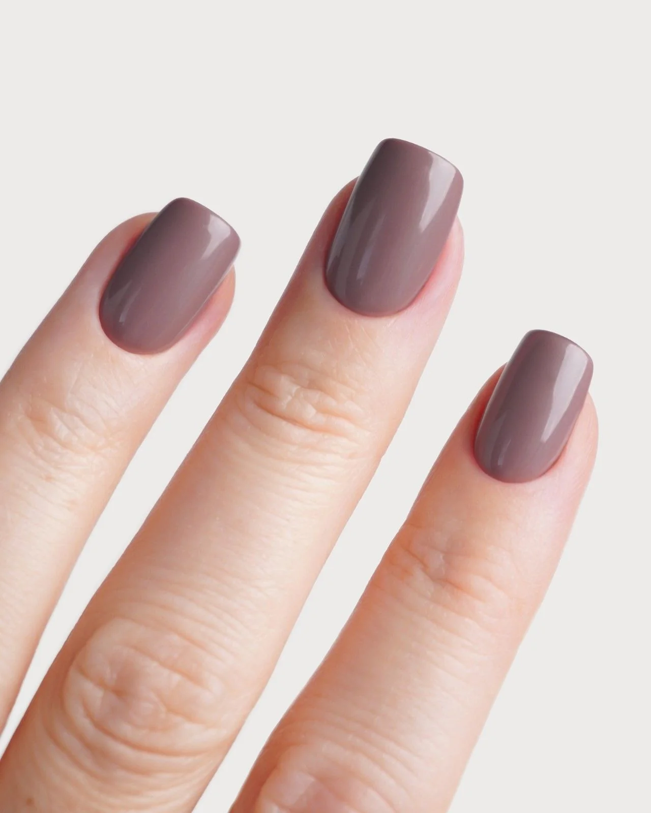 Silent Night Mauve Short Square Soft Gel Press Ons - Image 2