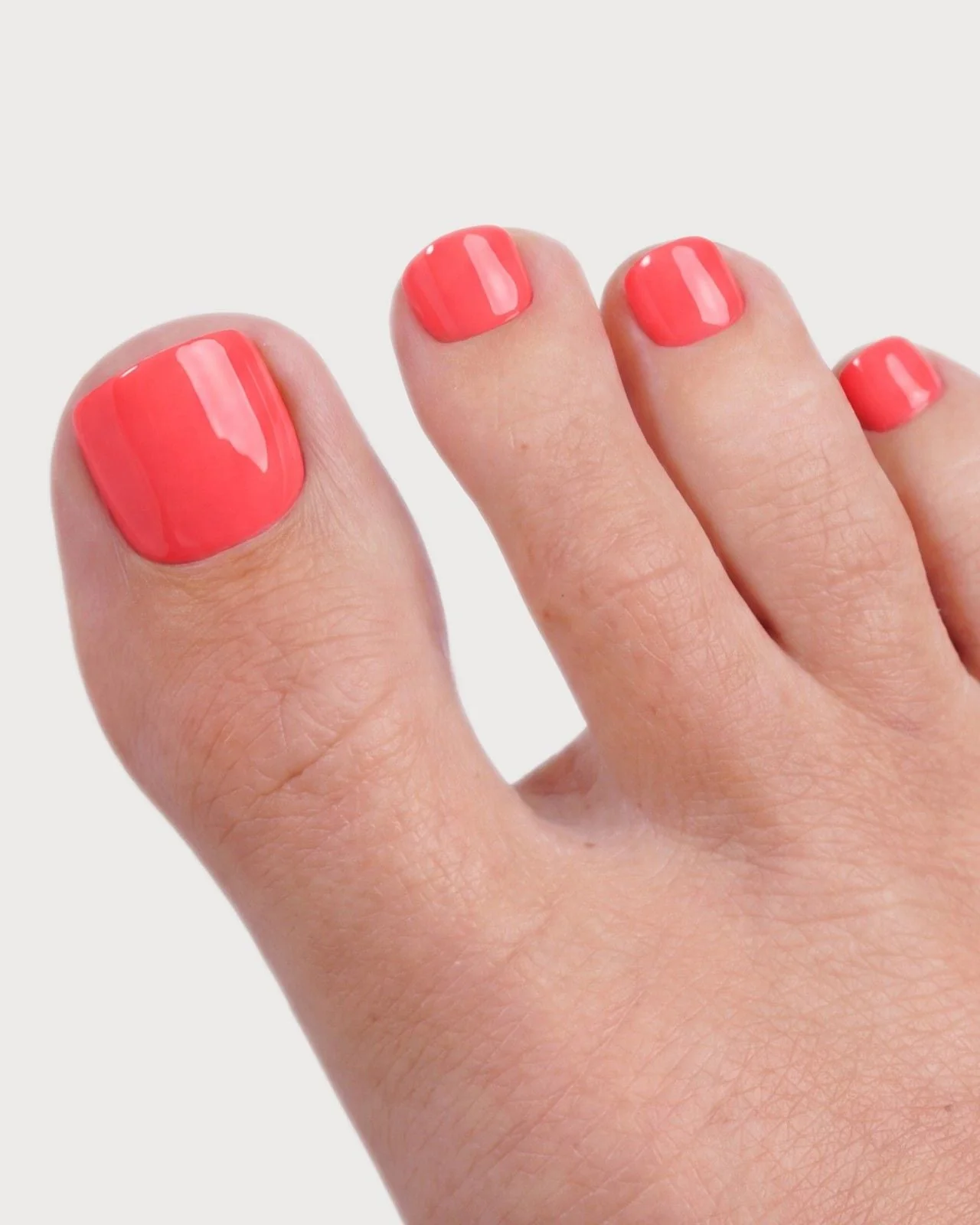 Sunset Coral Pedicure Soft Gel Press Ons - Image 2