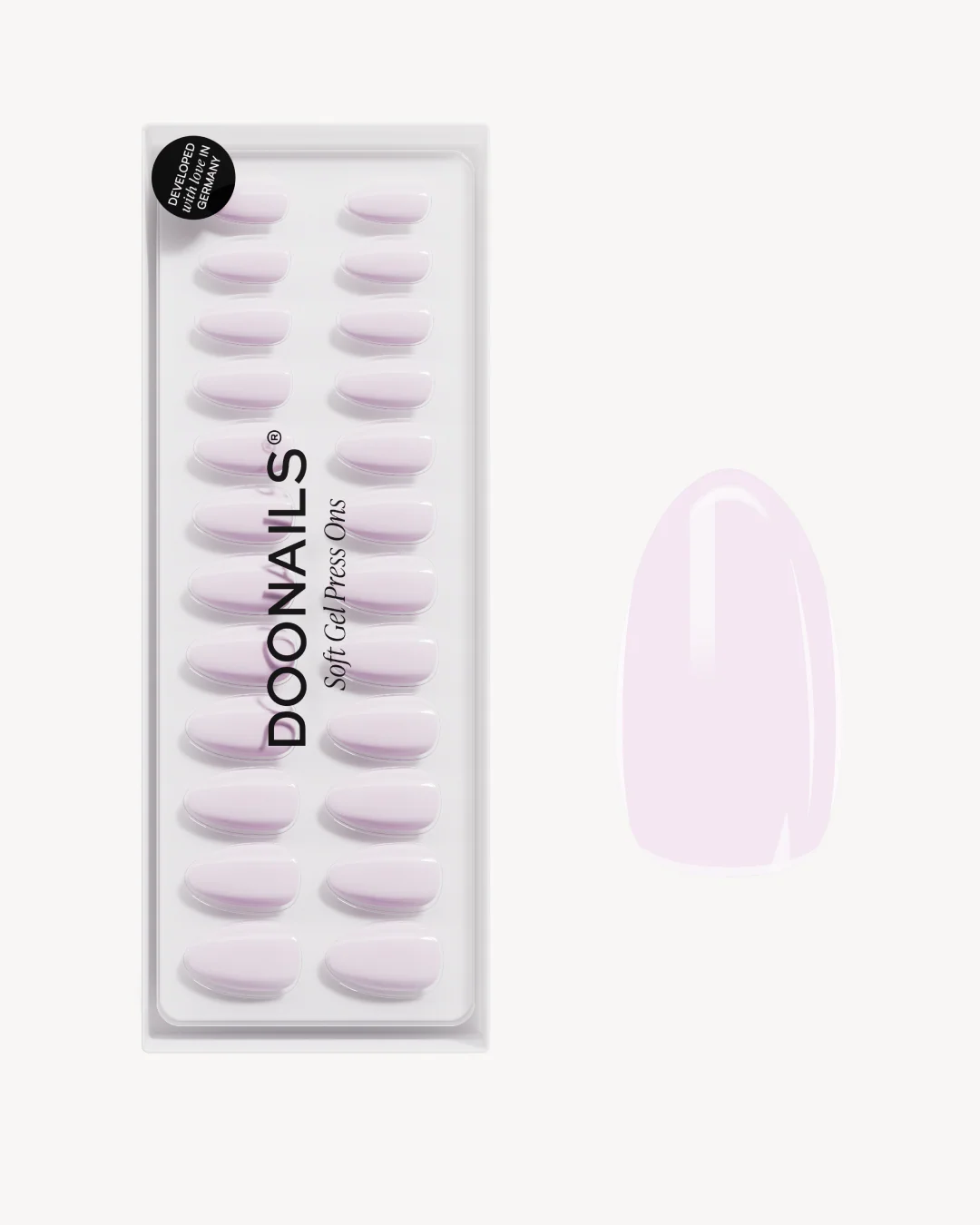 Limited Edition True Love Short Almond Soft Gel Press Ons